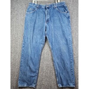 Wrangler Jeans Mens 40x32 Blue Relaxed Fit 9760WDR Medium Wash Denim Excellent